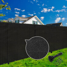 KANAGAWA 4 Fu x 25 Fu Sichtschutzzaun, 90 % Blockierung, strapazierfhig, 175 g/m, Zaunnetz, Netzabdeckung fr Auenwand, Garten, Hof, Hinterhof,