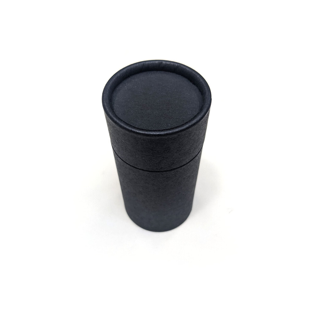 Diy Deodorant Contai Empty Cardboard Deodorant Containers - Push-Up Style, Top-Fill, Reusable And Biodegradable 3.0 Oz (15-Pack, Black)