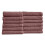Great Bay Home Ροζ Πετσέτες - 100% Βαμβάκι 12-Pack 13x13 - Απορροφητικές, Γρήγορης Ξήρανσης 1