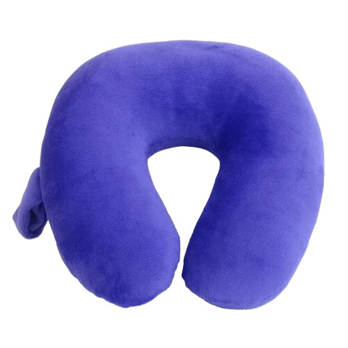 Cuscino cervicale per bambini in microfibra morbida e piuma, viola, 2310