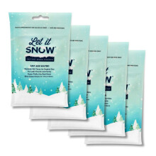 Let it Snow Instant Snow Powder Made in The USA Premium Fake Artificial Snow great for Holiday Snow Decorations and Slime Makes 5 gallons