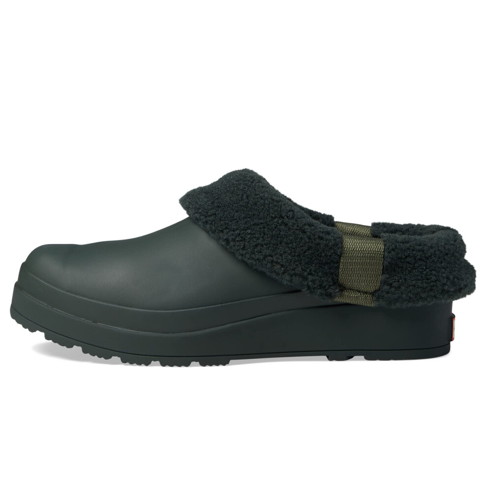 Hunter Play Sherpa Insulated Clogs for Women Offers Keep Your Feet Warm  Textile Lining and Insole  and Slip-On Style Arctic Moss 6 M