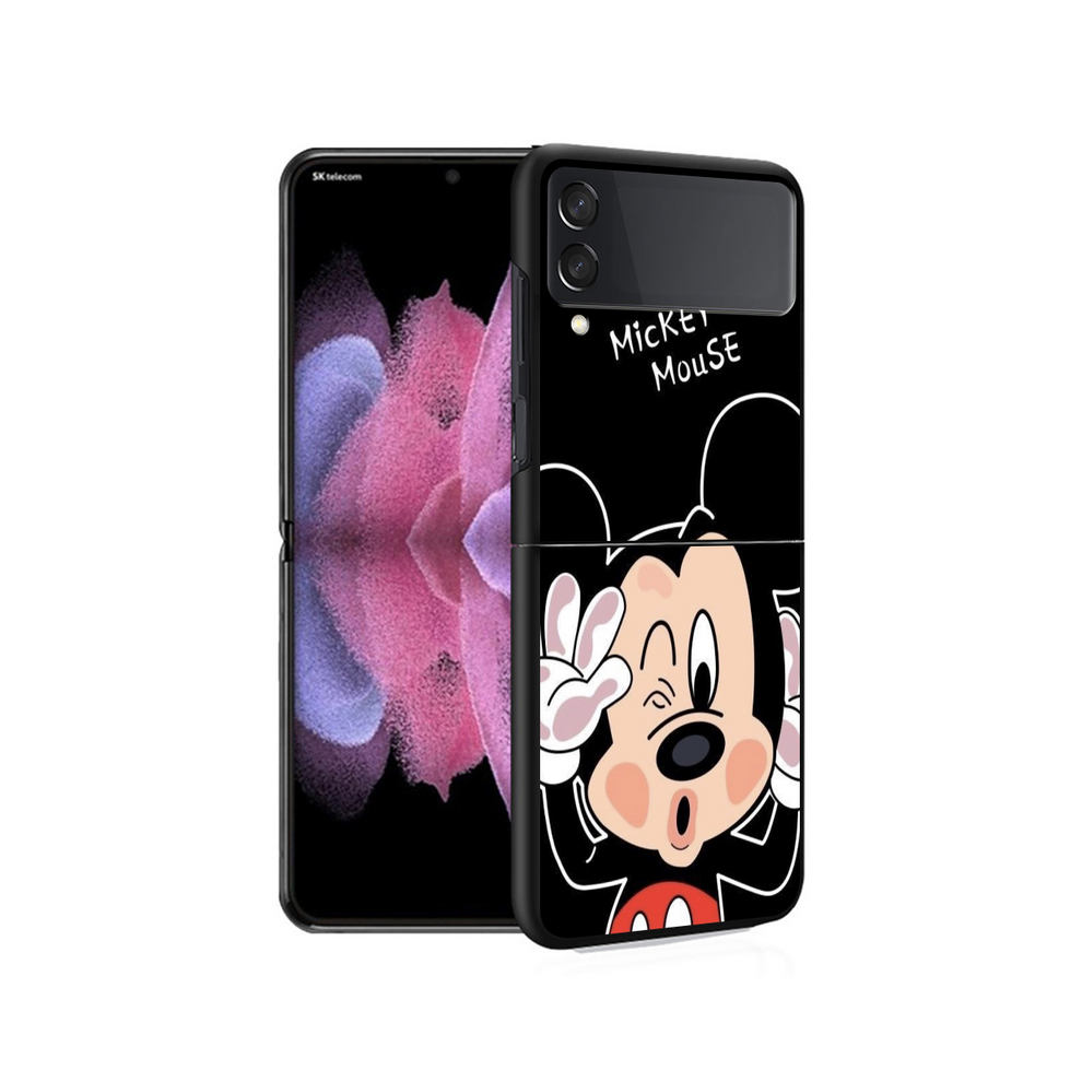 (Uuaua01, For Galaxy Zflip3 5G) Case For Samsung Galaxy Z Flip 4 3 5G Hard P Black 931288201738