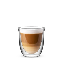 Bialetti Set 2 Double Wall Firenze Glass 200 ml Thermal Insulation Borosilicate Glass