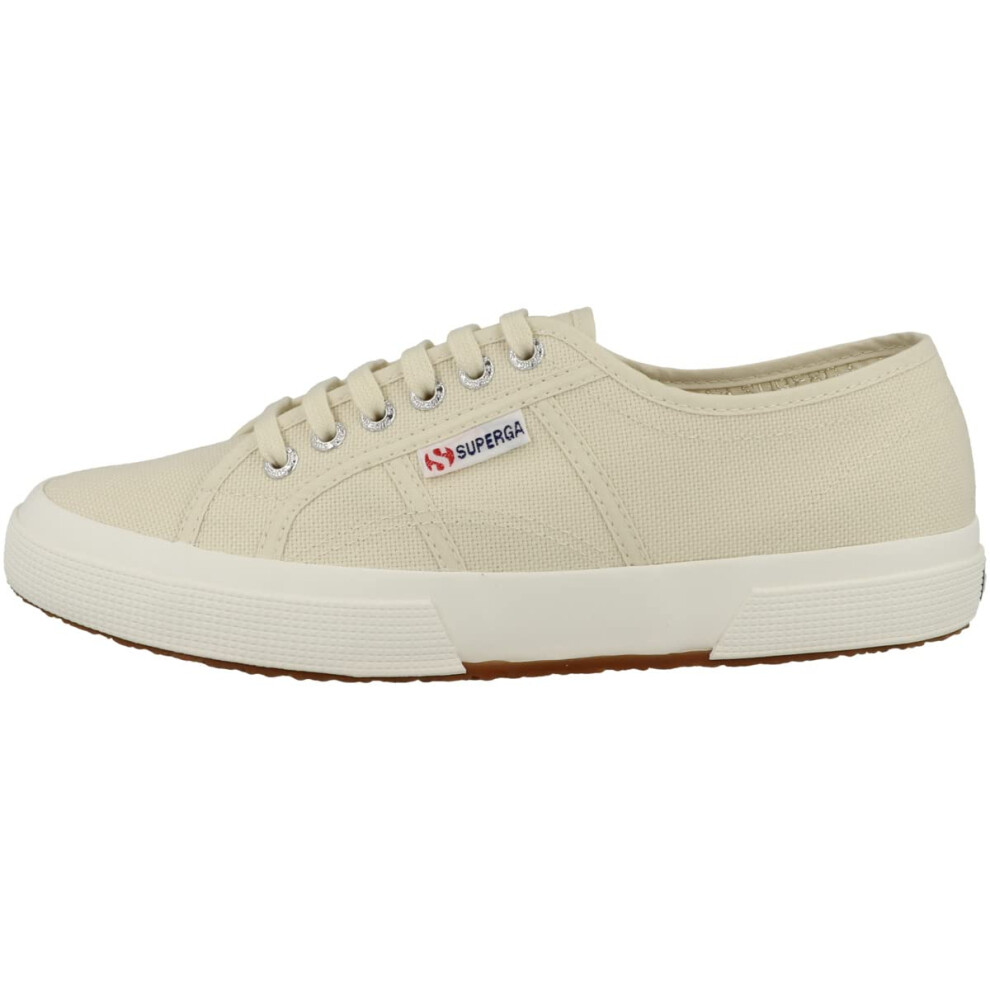 Superga - Womens 2750 Cotu Canvas Sneakers  Color Beige Lt Eggshell/F Avorio  Size: 7 M US Mens/8.5 M US Womens