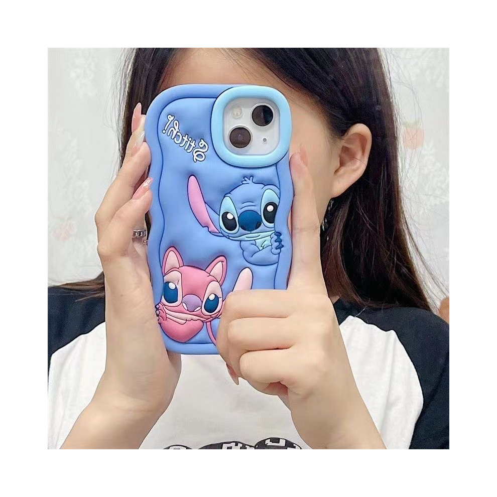 (1, Samsung S20 Fe) So Cute Stitch Cartoon Silicon Wave Side Soft Phon 931288219795