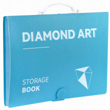 Ttpolong A2 Livro de Armazenamento de Pintura de Diamante A2 Livro de Arte de Diamante 30 Pags Clear Pockets Mangas de pl stico (22,5x16,7 polega
