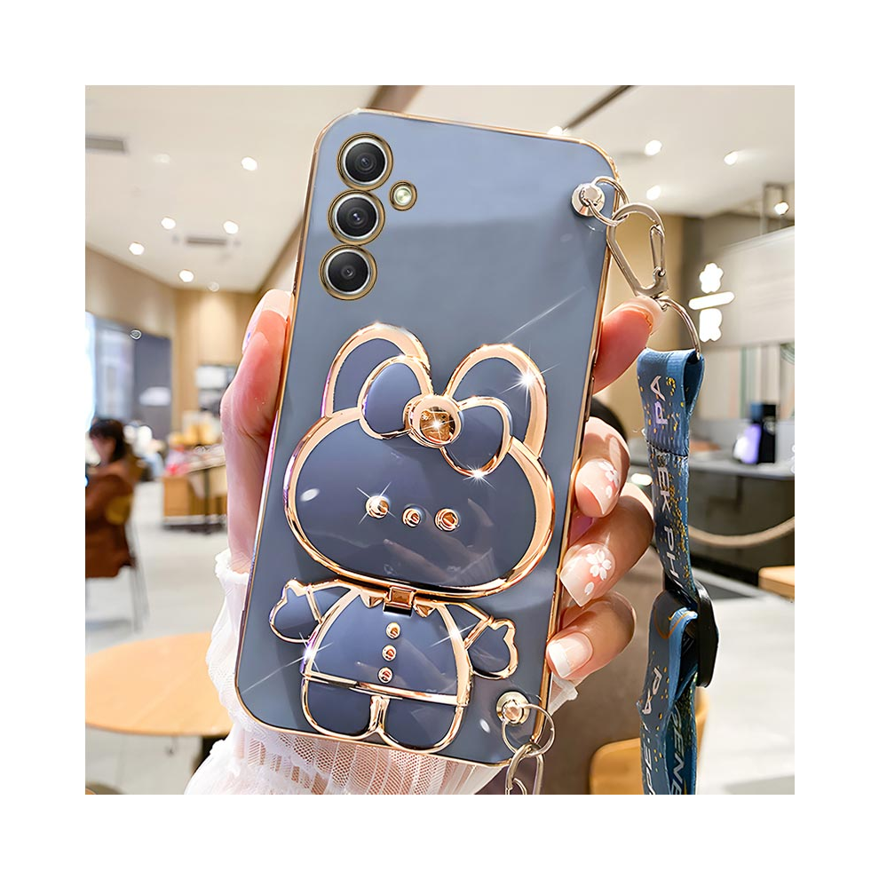 (-Ylgsjmtz, A01) Mirror Crossbody Lanyard Phone Holder Case For Sam Gray 931288174223
