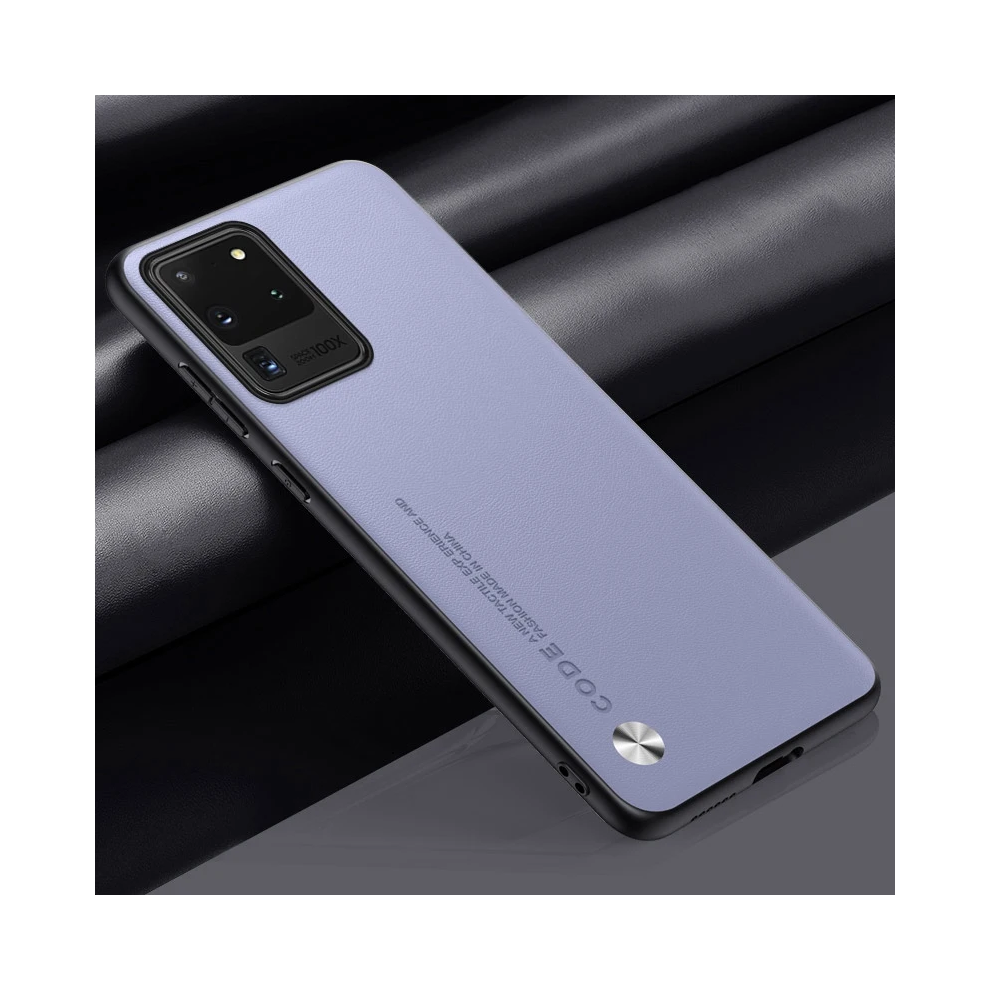 (Light Samsung S20 Ultra) Luxury Pu Leather Case For Samsung Galaxy S20 Ultr Purple 931288224249