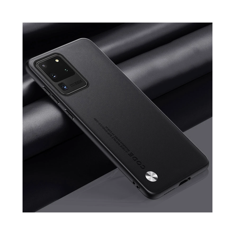 (, Samsung S20 Ultra) Luxury Pu Leather Case For Samsung Galaxy S20 Ultr Black 931288224454