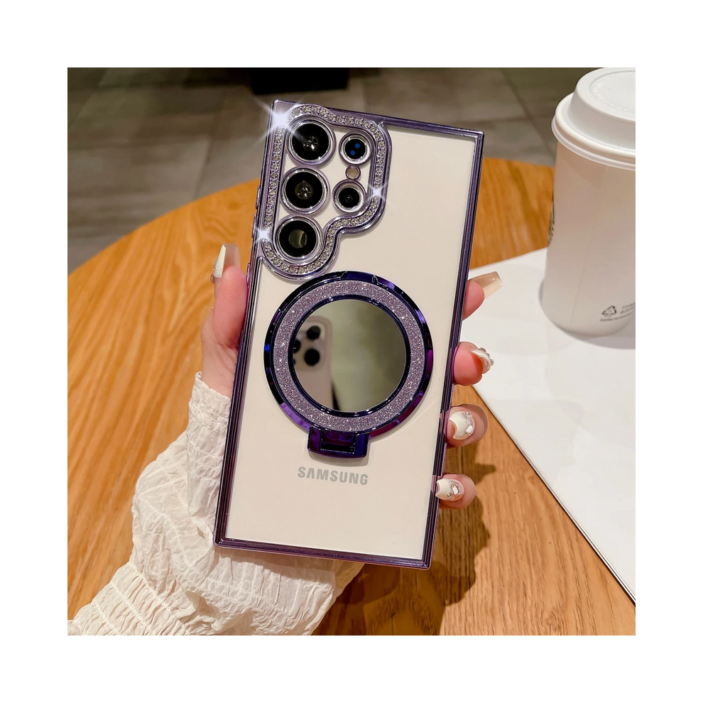 (, For Samsung A53) For Samsung S24 S25 Ultra Mirror Magsafe Case For Purple 931288194481