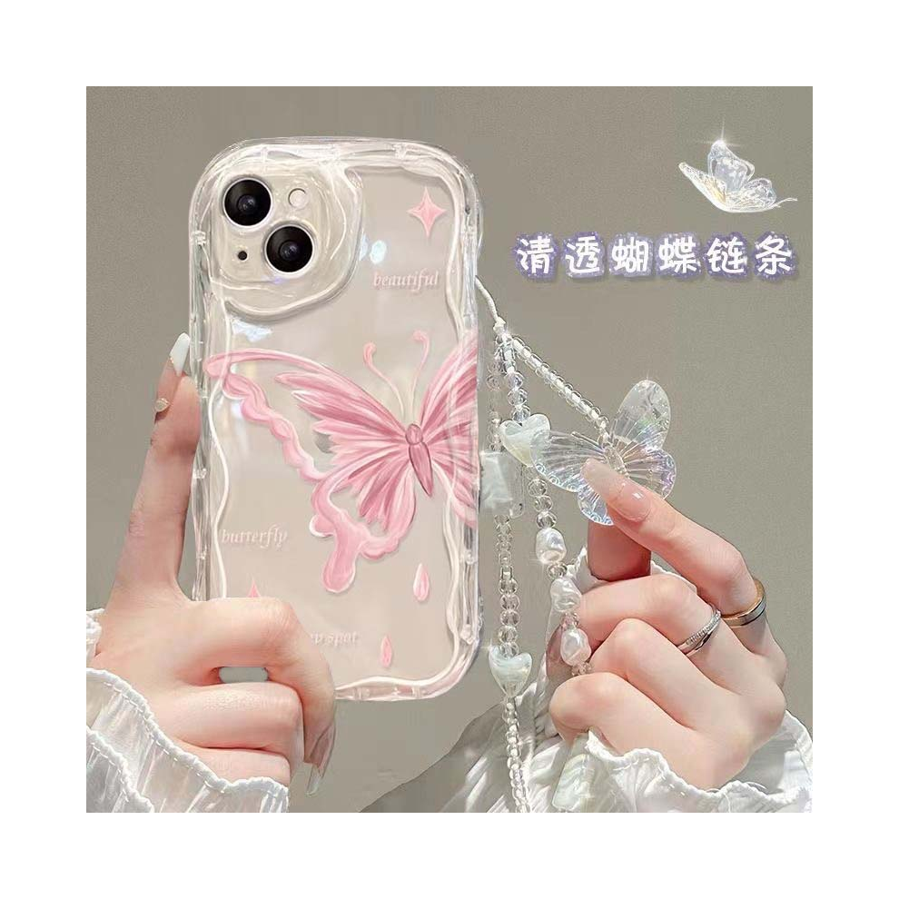 (S14347, Samsung A03) Butterfly Bracelet Chain Phone Case for Samsung Ga-image-OPC-PGF6JX8-NEW