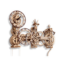 WOODEN.CITY Steampunk-Bausatz fr mechanische Uhren  Dekorative Wanduhren, 3D-Holzpuzzles fr Erwachsene  Holzuhren-Bausatz  Holzuhr-Puzzle-Modell