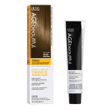AGE beautiful Permanente Haarfarbe Liqui Creme | 100 % Grauabdeckung | Anti-Aging-Haarfarbe | Biotin für dickeres, volleres Haar | Professionelle Sal