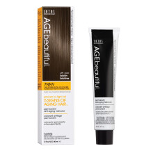 AGE mooie Permanente Haarverf Liqui Creme | 100% grijsdekking | Anti-aging haarkleuring | Biotine voor dikker, voller haar | Professionele salonkleur
