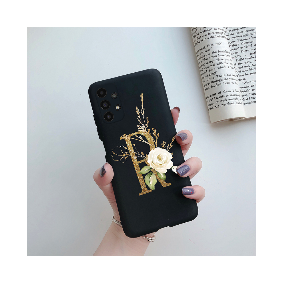 (Black-R, For Samsung A13 4G) For Samsung Galaxy A13 4G Phone Case SM-A135F Cute-image-OPC-PGF6QK2-NEW