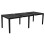 (Antharcite) Large 10-Seater Plastic Adjustable Garden Table 3