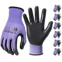 Gants de travail de securite manustuel Gants en nylon en nylon en tricot en nylon Micro-FOAM revetu pour les hommes et les femmes en tricot d'ent