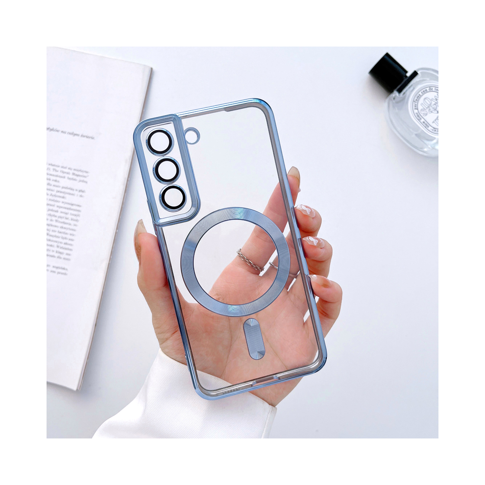 (Peak For Samsung S21 Plus) For Magsafe Wireless Charge Case For Samsung Galax Blue 931288261145