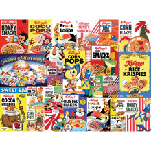 RoseArt - Kellogg's - Graanfavorieten - Legpuzzels van 1000 stukjes voor volwassenen