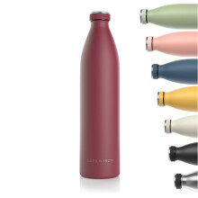 LARS NYSM Bottiglia d'Acqua Isolata in Acciaio Inossidabile XL 12oz 17oz 25oz 34oz 51oz | Thermo Flask per Bevande