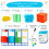 Simply magic 141 PCS Base Ten Blocks for Math - Math Manipulatives K-3 Unit Blocks 1st 2nd 3rd Grade Counting Blocks - Kindergarten Set Math B 2