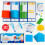Simply magic 141 PCS Base Ten Blocks for Math - Math Manipulatives K-3 Unit Blocks 1st 2nd 3rd Grade Counting Blocks - Kindergarten Set Math B 1