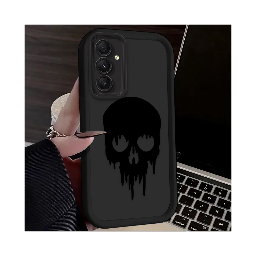 (2, Galaxy A55 5G) Terror Skull Hand Love Phone Case For Samsung Gala 931288258145