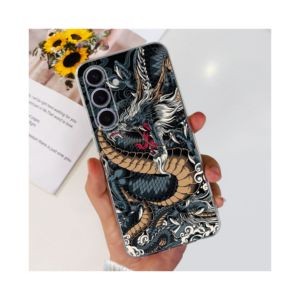 (Case-846, For Samsung S24) For Samsung S24 Plus Ultra Phone Case Stylish Flow 931288243745