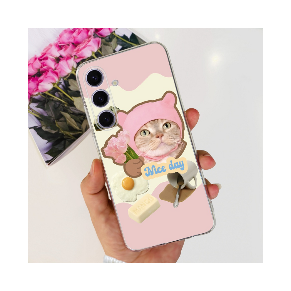 (Case-765, For Samsung S24) For Samsung S24 Plus Ultra Phone Case Stylish Flow 931288244124