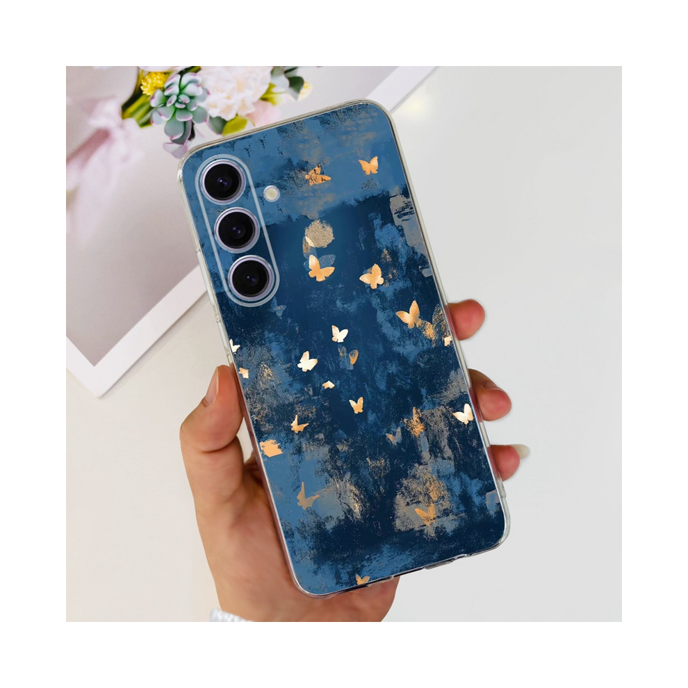 (Case-784, For Samsung S24) For Samsung S24 Plus Ultra Phone Case Stylish Flow 931288244544