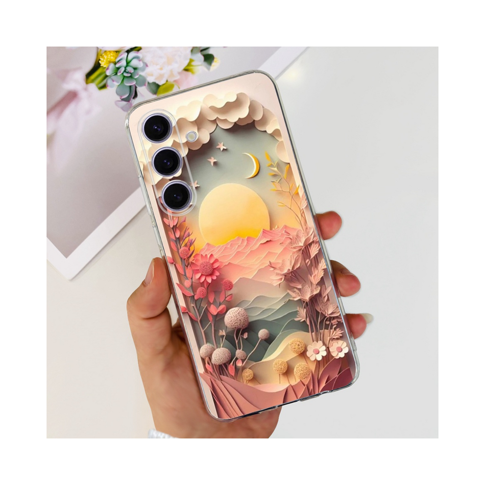(Case-795, For Samsung S24) For Samsung S24 Plus Ultra Phone Case Stylish Flow 931288244858