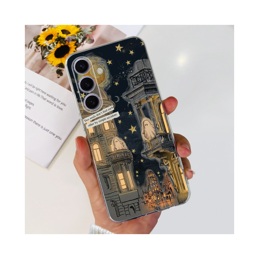 (Case-802, For Samsung S24) For Samsung S24 Plus Ultra Phone Case Stylish Flow 931288245046