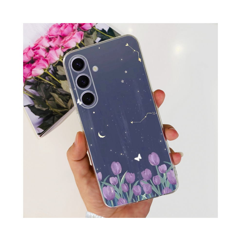 (Case-807, For Samsung S24) For Samsung S24 Plus Ultra Phone Case Stylish Flow 931288245213
