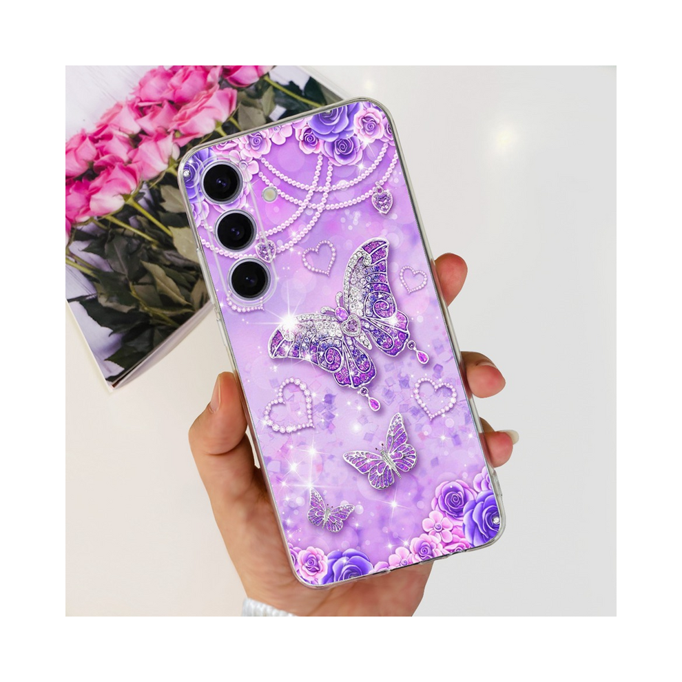 (Case-826, For Samsung S24 Plus) For Samsung S24 Plus Ultra Phone Case Stylish Flow 931288245893