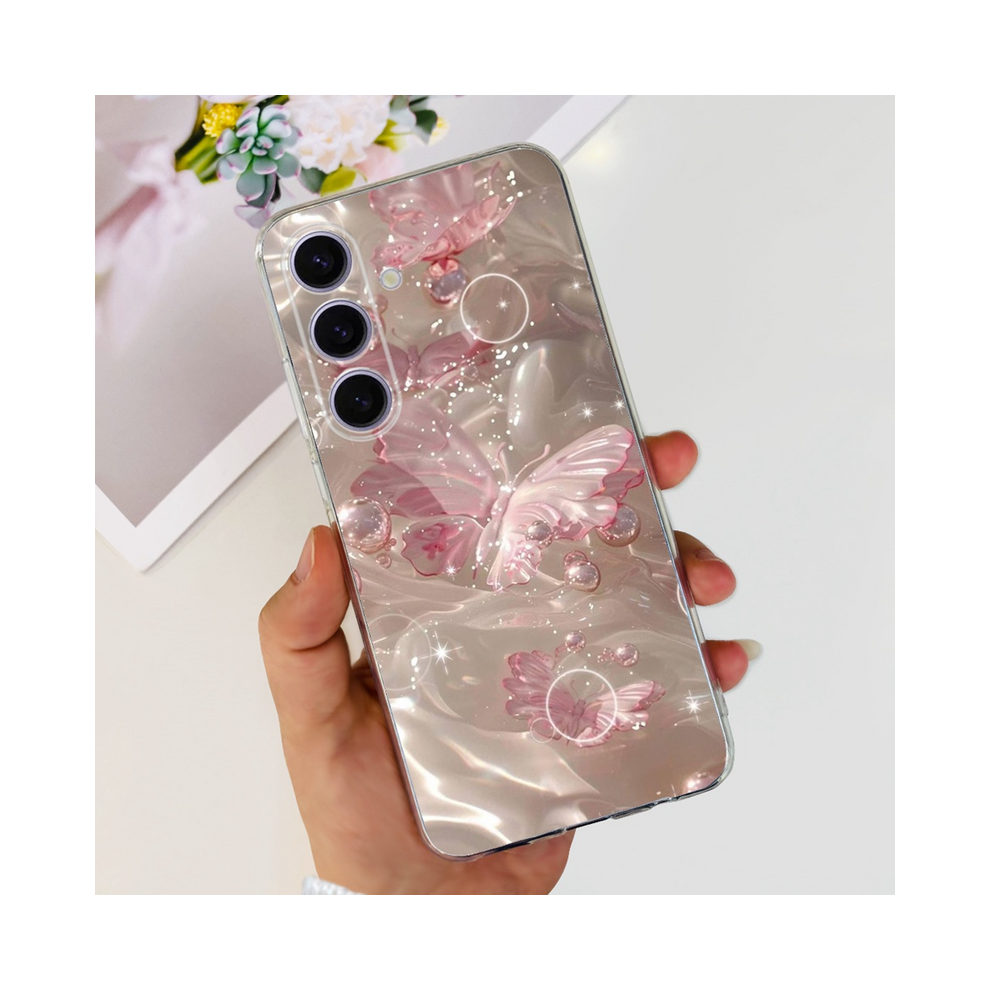 (Case-835, For Samsung S24) For Samsung S24 Plus Ultra Phone Case Stylish Flow 931288245954