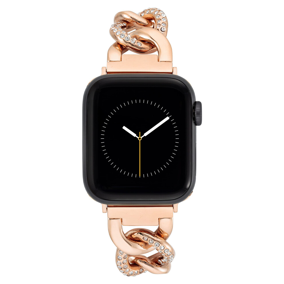 Anne Klein Braccialetto Alla Moda Per Apple Watch, Sicuro, Regolabile, Cinturino Di Ricambio Per Apple Watch, Si Adatta Alla Maggior Parte Dei Polsi-image
