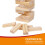 GOTHINK Παιχνίδι Πύργος για Παιδιά και Ενήλικες, 54pcs Ξύλινο Παιχνίδι Στοίβαξης 4