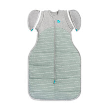 Love to Dream Swaddle UP Transition Bag Warm 2.5 TOG Dreamer Olive Large 19-24 lbs Patented Zip-Off Wings Gently Help Baby Safely Transition from