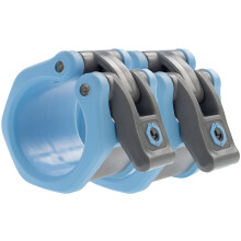 Lock -Kaw Hex 50mm / 2 """" Olympisk barbell krave - Hurtig frigivelse Barbell Clamp (lysebl?)