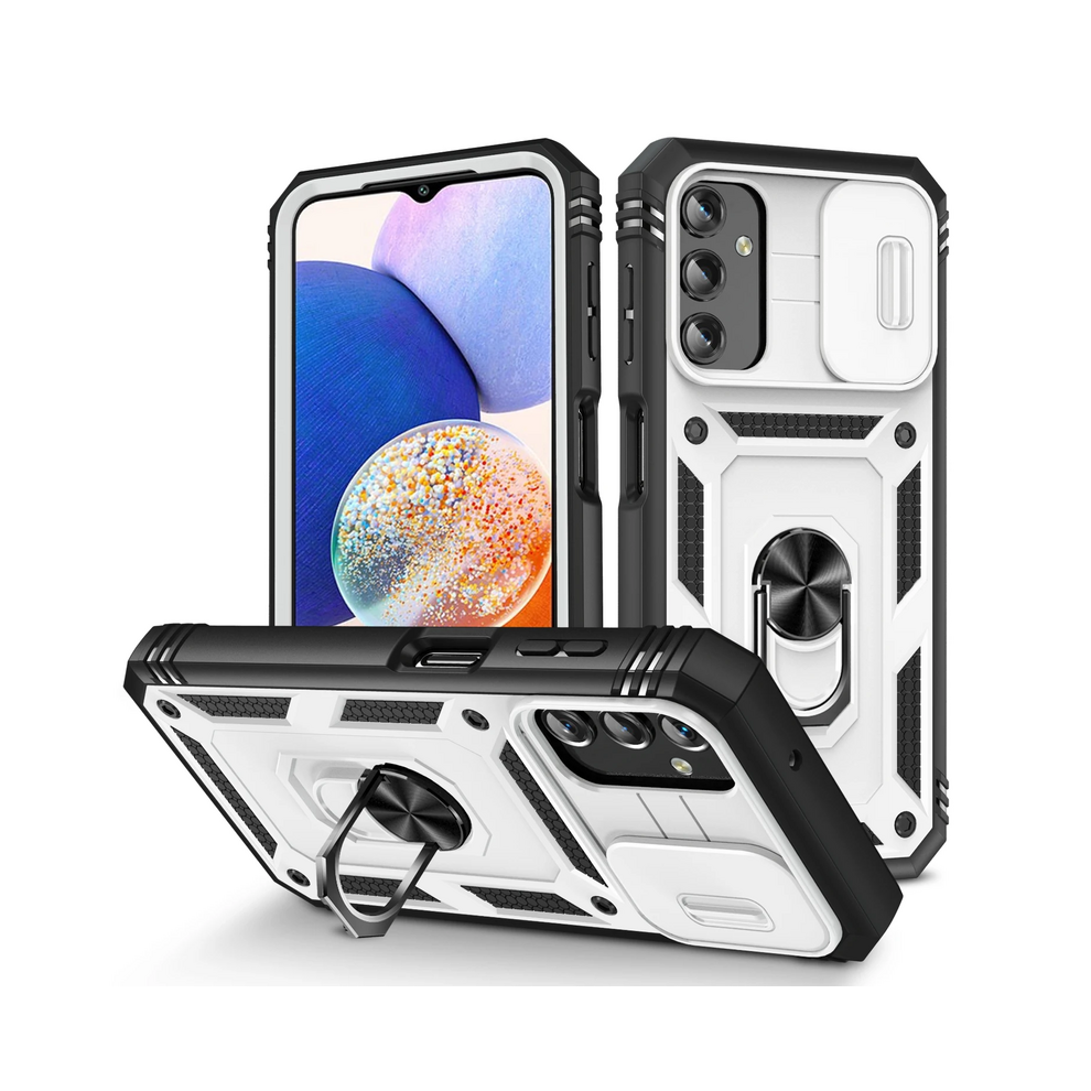 (, For Galaxy A51 4G) Anti-Knock Hard Phone Armor Case For Samsung Galax White 931288285363