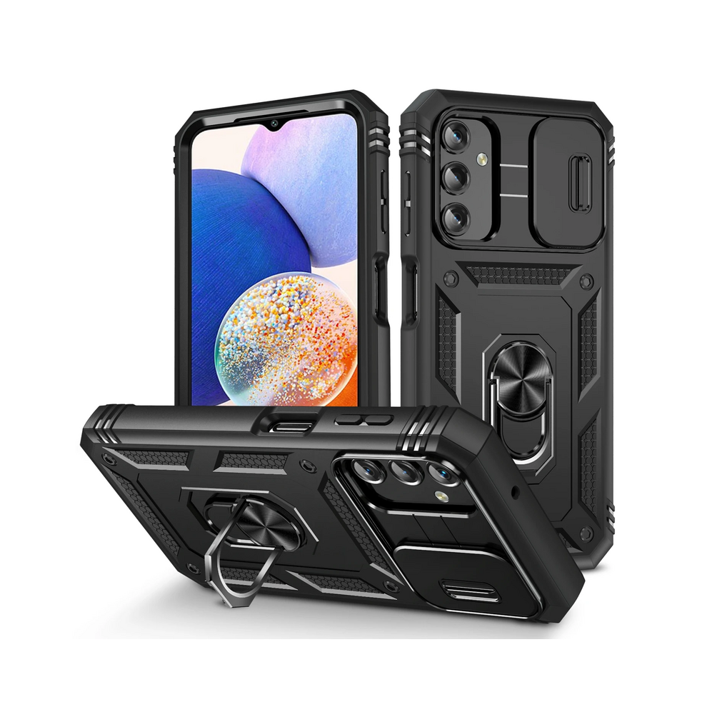 (, For Galaxy A51 4G) Anti-Knock Hard Phone Armor Case For Samsung Galax Black 931288285394