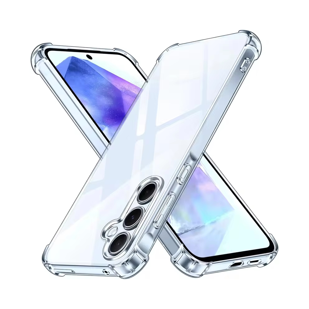 (Clear, A14 4G 5G) Shockproof Case For Samsung Galaxy A55 A54 5G A15 931288302848