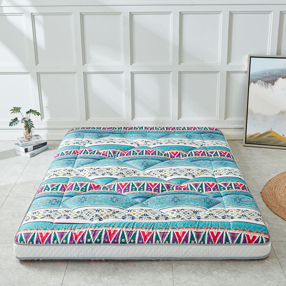Matelas de sol japonais Heimorn, matelas futon    pais, matelas de couchage pliable et portable, matelas de camping enroulable avec housse anti-pou
