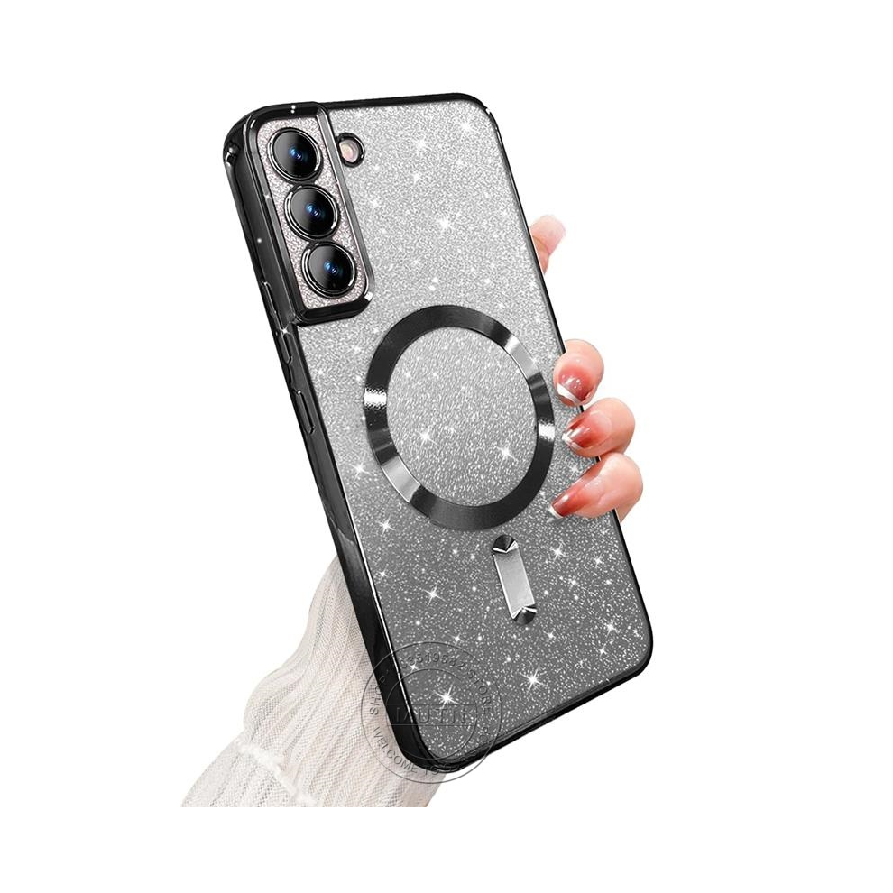 (, For Galaxy S25 Ultra) Glitter Bright Cover For Samsung Galaxy S25 S24 S2 Black 931288280764