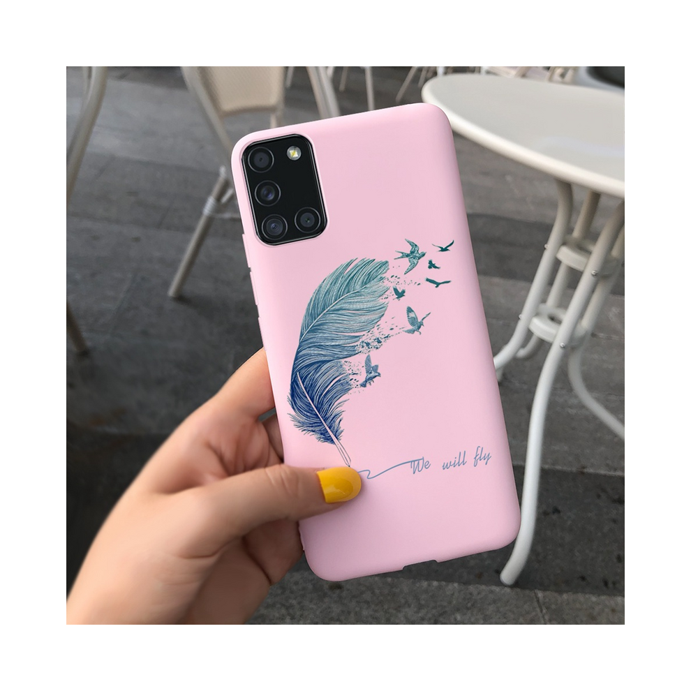 (F1610, Samsung A31) For Samsung Galaxy A31 A51 A71 Case Silicon Back C 931288299797