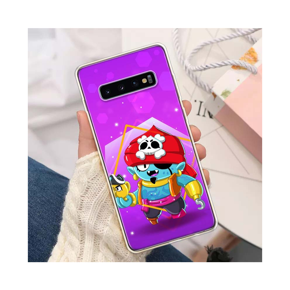 (Fa219-5, Samsung A9 2018) Cartoon Transparent Silicon Call Phone Case For Sa 931288283505