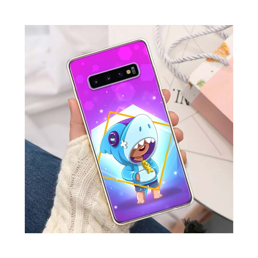 (Fa219-2, Samsung A9 2018) Cartoon Transparent Silicon Call Phone Case For Sa 931288284434