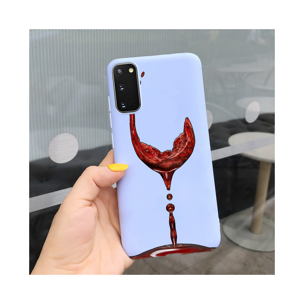 (Milky For Galaxy S20 Plus) Fashion Girl Flower Phone Case For Samsung S20 5G White 931288304217