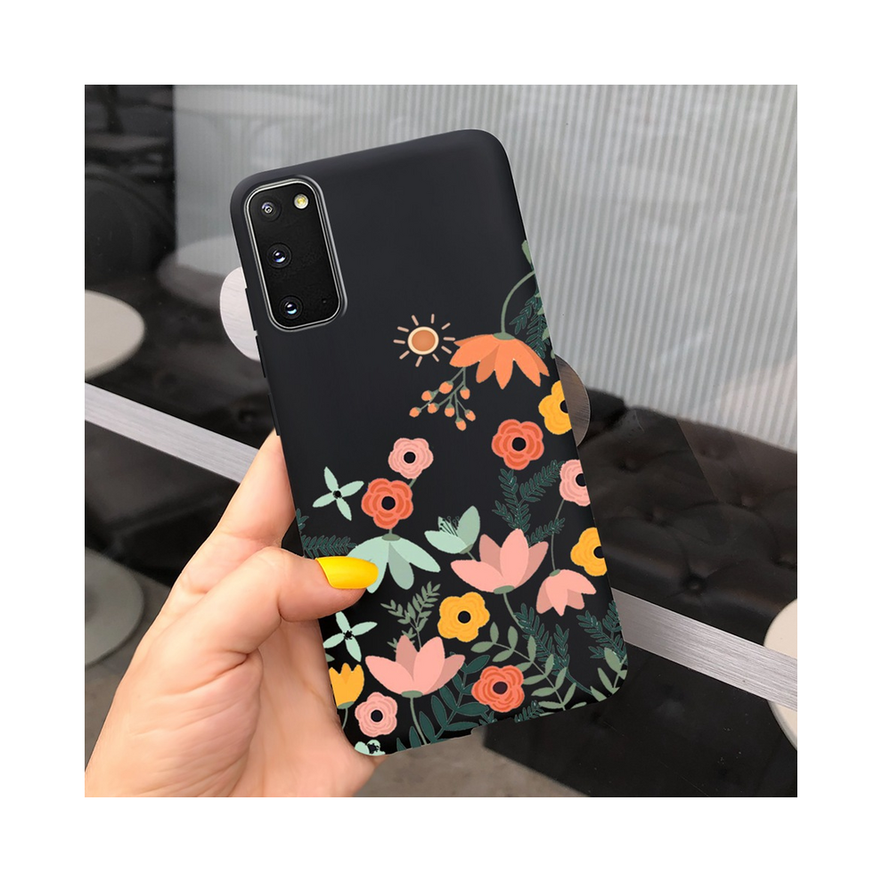 (Lightpink, For Galaxy S20) Fashion Girl Flower Phone Case For Samsung S20 5G 931288304781